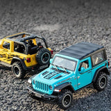 Off-Road 7 Door for Wrangler Diecast Toy Car Model, 1/32 Scale Metal Alloy Vehicle for Kids Boys Girls Adults, Doors Open, Light