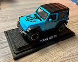Off-Road 7 Door for Wrangler Diecast Toy Car Model, 1/32 Scale Metal Alloy Vehicle for Kids Boys Girls Adults, Doors Open, Light
