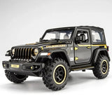 Off-Road 7 Door for Wrangler Diecast Toy Car Model, 1/32 Scale Metal Alloy Vehicle for Kids Boys Girls Adults, Doors Open, Light