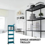 Organizer Cart With Wheels Slim Multi-Layer Rolling Carts With Large Capacity Home Storage Products For Books Snacks Cosmetics
