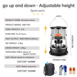 Outdoor Camping Kerosene Stove Heater Protable Household Warming Heater Fishing Stove Warmer Winter Warmer Heating Furnace