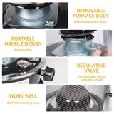Outdoor Camping Kerosene Stove Heater Protable Household Warming Heater Fishing Stove Warmer Winter Warmer Heating Furnace