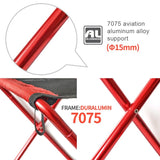 Outdoor Chair Camping Portable Folding Aluminum Foldable Fishing Chair Stool Seat Hiking Tools Picnic Camping Stool Mini Storage