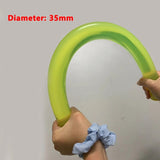Outdoor Self-Defense Rubber Foldable Crystal Short Stick Elastic PU Bar High Strength Vehicle Emergency Security Fitness Rod