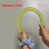 Outdoor Self-Defense Rubber Foldable Crystal Short Stick Elastic PU Bar High Strength Vehicle Emergency Security Fitness Rod