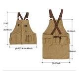 Outdoor Vest Camping Men Women's Leisure Multi-Functional Apron Fishing Camera Vest Coat Equipment Durable Tool Pocket Collector