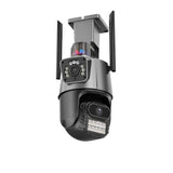 PIX-LINK A25 IP Camera 6MP 4K Dual Lens PTZ Wifi Camera Indoor Waterproof Security Video Surveillance Camera Police Light Alarm