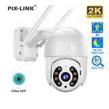 PIX-LINK A8-20 WiFi PTZ Camera 5X Digital Zoom 4MP 2K Smart WiFi Surveillance Camera Auto Tracking IP Camera Security Protection
