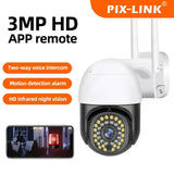 PIX-LINK C18PROX 3MP PTZ Wifi IP Camera Indoor 4X Digital Zoom AI Human Detect Wireless Camera H.265 Audio Security CCTV Camera