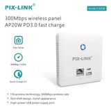 PIX-LINK CAP08 300M 2.4G High Power Indoor AP Access Point Omnidirectional Coverage Wifi Base Station Antenna Router