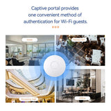 PIX-LINK CWR01 EU 300Mbps WiFi Repeater Wall Mounted Wifi Access Point Wireless Dual Band Indoor Ceiling AP Mode