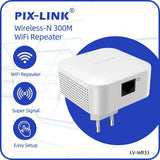 PIX-LINK-WR33 WiFi Repeater Wireless Wifi Extender 300Mbps Wi-Fi Amplifier 802.11N Long Range Wi Fi Signal Booster 2.4G Wifi Rep