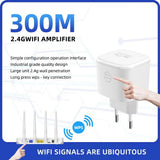 PIX-LINK-WR38 Wireless Wifi Repeater Router 300Mbps Wi-Fi Range Extender Stable Single Ethernet Port Allows Function Wireless Ad