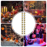 Paper Garlands Halloween Spooky Spider Skull Pendant For Halloween Paper Craft Supplies For Bedroom Dining Room Living Room
