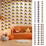 Paper Garlands Halloween Spooky Spider Skull Pendant For Halloween Paper Craft Supplies For Bedroom Dining Room Living Room