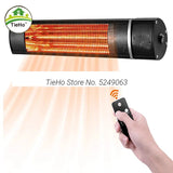 Patio Heater Electric Infrared Heating Home Garden Indoor Outdoor Waterproof Electric Heater with Remote Control Wall-Mounted