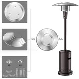 Patio Heater Reflector Shield Propane Heat Reflector Shield Top For Outdoor Heaters Windshield Propane Patio Heaters For Outdoor