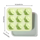 Paw Print Molds Silicone 9-Cavity Easy Release Ice Cube Mold Silicone Mould For DIY Chocolate Candy Jelly Ice Cube Dog Treats