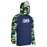 Pelagic Professional Fishing Hoodie With Mask Anti-UV Sun Protection Clothes Fishing Shirt Breathable Camouflage Fishing Jersey
