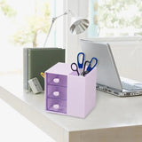Pen Holder For Desk Makeup Organizer Storage Drawers Desktop Organization For Offices Schools Stationary Cosmetics