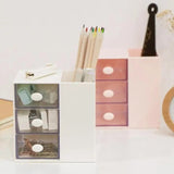 Pen Holder For Desk Makeup Organizer Storage Drawers Desktop Organization For Offices Schools Stationary Cosmetics