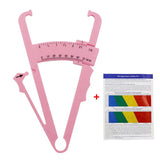 Personal Body Fat Caliper Skin Analyzer Measure Charts Fitness Slim Keep Health Tester Body Fat Monitor Sebum Meter Folder