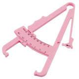 Personal Body Fat Caliper Skin Analyzer Measure Charts Fitness Slim Keep Health Tester Body Fat Monitor Sebum Meter Folder