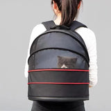 Pet Carrier Backpack Bag Small Dog Cat Transparent Expandable Breathable Walking Outdoor Travel Products Puppy Kitty Strollers