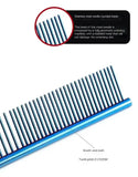 Pet Comb Stainless Steel Straight Comb Dog Cat Beauty Colorful Steel Comb Large Dog Knot Comb Lightweight And Wear-resistant