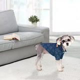 Pet Denim Dog Shirt Summer Dog Clothes Casual Clothing For Small Large Dogs Cats T-shirt Chihuahua Costumes Yorkshire Shirts