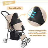 Pet Dog Carrying Stroller Pet Cat Breathable Outdoor Breathable Lightweight Foldable Carrier Stroller for Do переноска для собак