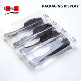 Pet boar bristle comb Black sandalwood bristle handle comb