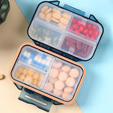 Pill Container Large Capacity Compact Medicine Box Pills Organization Supplies For Schoolbag Shoulder Bag Purse Backpack