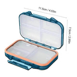 Pill Container Large Capacity Compact Medicine Box Pills Organization Supplies For Schoolbag Shoulder Bag Purse Backpack