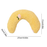 Pillows For Indoor Cats U-shaped Fluffy Cartoon Pillow For Calming Puppies KidsPlush Toy Pillows For Pet Shelter Balcony Game