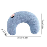Pillows For Indoor Cats U-shaped Fluffy Cartoon Pillow For Calming Puppies KidsPlush Toy Pillows For Pet Shelter Balcony Game