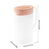 Pitchers For Drinks Household Large Lemonade Kettle With Lid Portable Food Grade Drinks Container With V Spout Household Pitcher