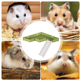 Play Gym Stand Hamster Safe PVC Play Gym With Ladder Cage Toys Decorative Accessories For Chipmunks Hamsters Squirrels Gerbils