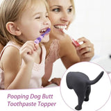 Poepen Hond Butt Tandpasta Topper Creatieve Tandpasta Knijpers Badkamer Accessoires Tandpasta Dispenser Voor Kinderen Volwassene