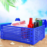 Poolside Storage Basket Poolside Storage Holder Stretchable Above Ground Pool Storage For Most Frame Pools Gardens Bathrooms