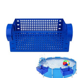 Poolside Storage Basket Poolside Storage Holder Stretchable Above Ground Pool Storage For Most Frame Pools Gardens Bathrooms