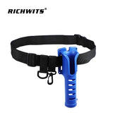 Portable Belt Rod Holder Fishing Gear Tackles Accessories Adjustable Waist Fishing Rod Holder Fishing Rod Pole Inserter