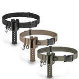 Portable Belt Rod Holder Fishing Gear Tackles Accessories Adjustable Waist Fishing Rod Holder Fishing Rod Pole Inserter