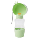 Portable Dog Water Bottle 400ML Portable Bottle Bowl For Outdoor Dog Feeders Pet's Drinking Accessories For Picnicing Traveling