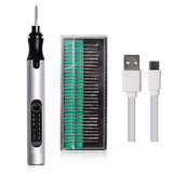 Portable Electric Nail Drill Machine Rechargeable Mini Engraving Pen Kit For Manicure Removing Nail Polish Etching Carve Tool