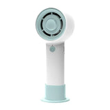 Portable Fan Small Desk Fan USB Rechargeable Mute Fan Handheld 3 Wind Speed Adjustable For Outdoor Indoor Commute Office Travel