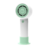 Portable Fan Small Desk Fan USB Rechargeable Mute Fan Handheld 3 Wind Speed Adjustable For Outdoor Indoor Commute Office Travel