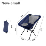 Portable Folding Camping Chair Outdoor Moon Chair Collapsible Foot Stool for Hiking Picnic Fishing Chairs Seat Tools
