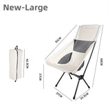 Portable Folding Camping Chair Outdoor Moon Chair Collapsible Foot Stool for Hiking Picnic Fishing Chairs Seat Tools