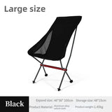 Portable Folding Camping Chair Outdoor Moon Chair Collapsible Foot Stool for Hiking Picnic Fishing Chairs Seat Tools